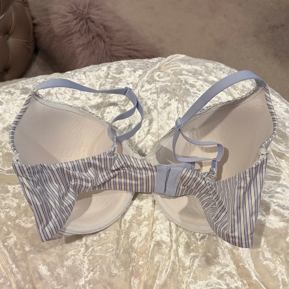 Victoria’s Secret body Striped Blue and White Bra 40D - Picture 3 of 5